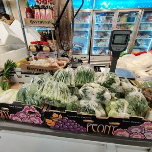 Fresh produce and refrigerated items