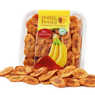 a package of bananas and a bag of chili