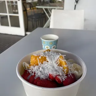 Coconut açaí bowl...mangoes were so good!