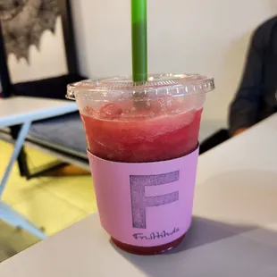 Watermelon slush. My husband loved it.