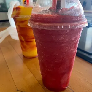 Straw and chamango! Yummy!