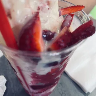 Raspado de Fresa