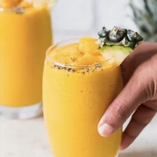 Our Healthy Smoothies with pineapple and other antioxidants