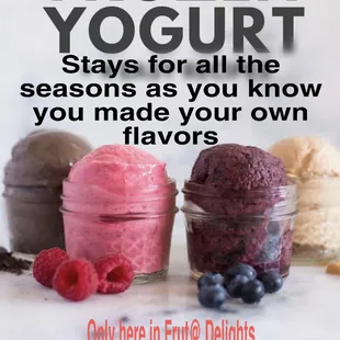 Our frozen yogurt