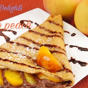 Crepe peach Nutela