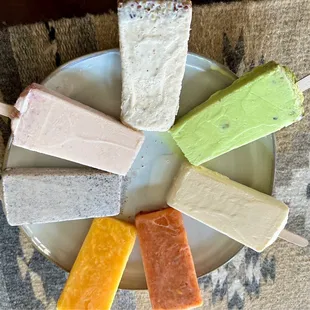 Assortment of Paletas!