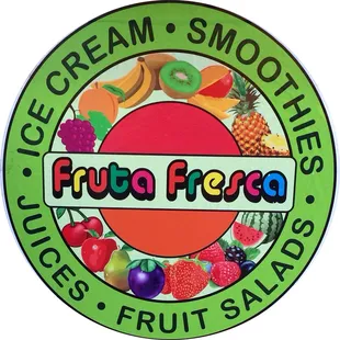 a sign for a smoothie shop