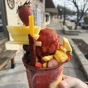 Strawberry mangonada
