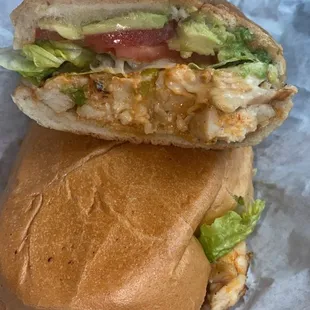 Chicken chipotle torta