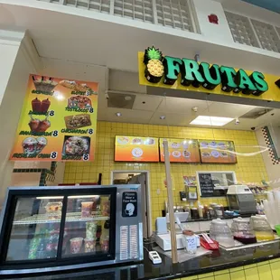 the interior of a restaurant