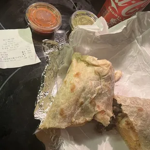 Surf &amp; Turf Burrito so good