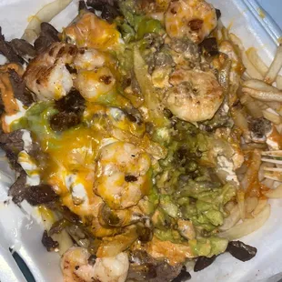 Surf and Turf Fries  So freakin bomb!!