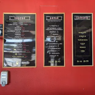 Menus