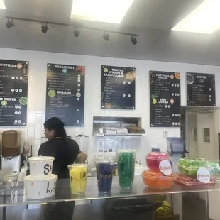 In for a daily pick me up.