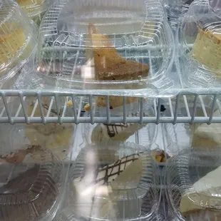 a variety of desserts