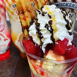 Churro Sundae