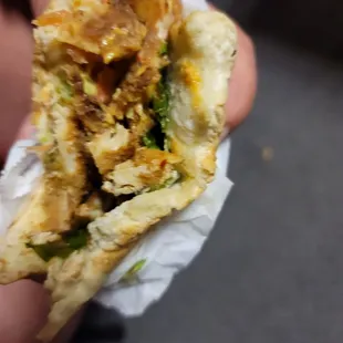 Worst chicken dry meat torta