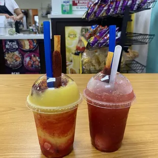 Chamango and raspado diablito - watermelon