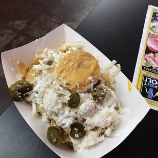 a plate of food on a table