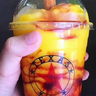 A frozen mango Dessert