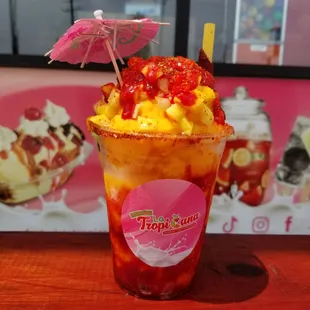 The mangonada. Delicious!