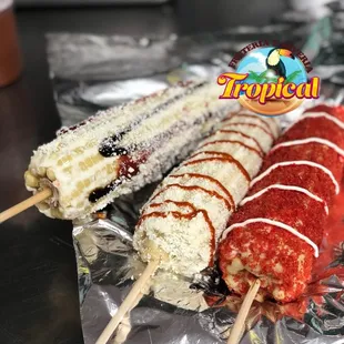 Elotes en termos