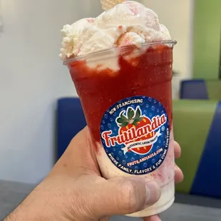 Strawberries Cheesecake