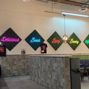 the interior of a restaurant