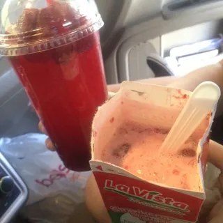 Frozen Strawberries and Cream