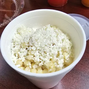 Corn in a cup