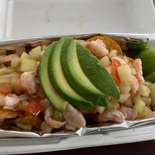 Tosti Camaron was delicious!