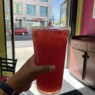 Watermelon fruit water on a hot day!