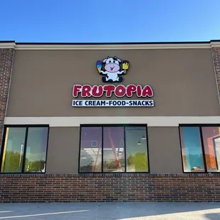 the front of a restaurant