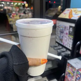 Hibiscus and pineapple fruit drink
