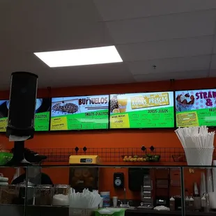Inside menu