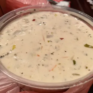 Clam chowder! Size small