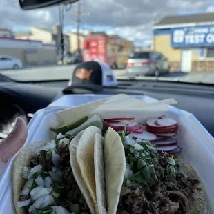 Carne asada tacos