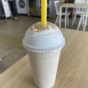 Mazapán milkshake