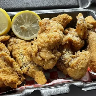6pc Lemon pepper tenders with extra seasoning