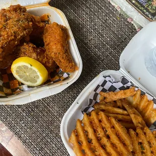 Lemon pepper wings