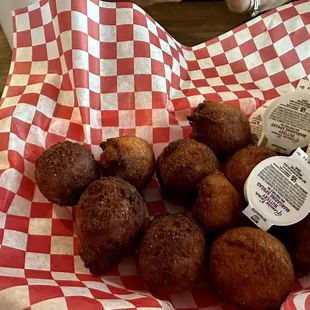 Overcooked hushpuppies