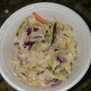 Spoiled coleslaw