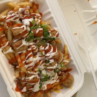 Buffalo chicken fry's