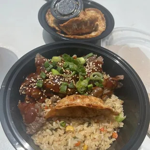 Rice was really good as was the sauce on the beef