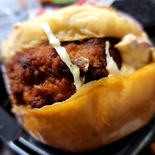 Nashville chicken sandwich