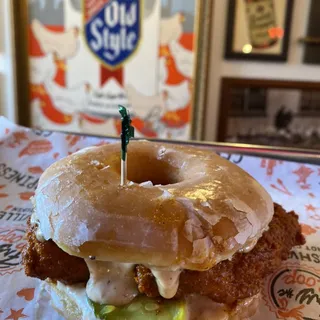 Donut Fried Chicken Sandwich