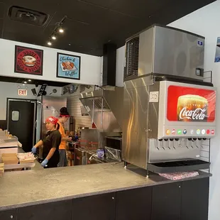 a man and a woman preparing food