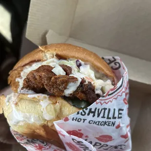 Nashville Fried Chicken Sandwich