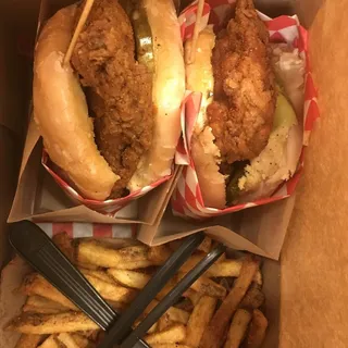 Donut Fried Chicken Sandwich