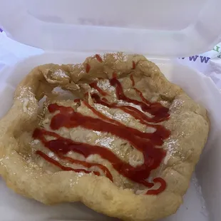 Seasonal Dessert Frybread- Guava and Cream Cheese